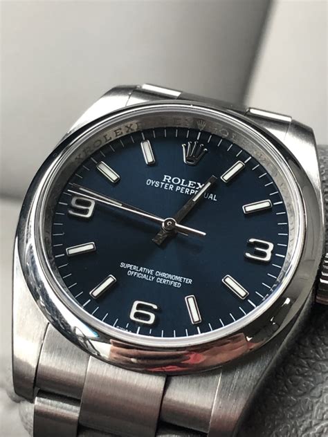 rolex 116000 blue explorer dial 369 l|Rolex perpetual 36 for sale.